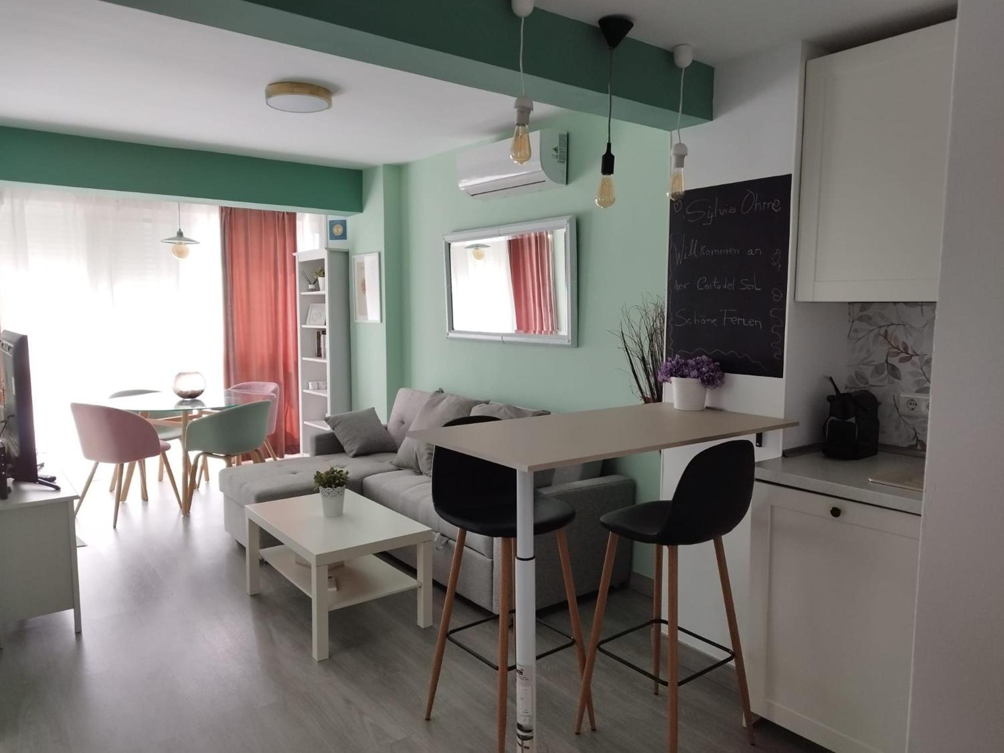 Apartament M1 403 Frontal Al Mar Vistas Terraza Y Wifi Benalmádena Zewnętrze zdjęcie